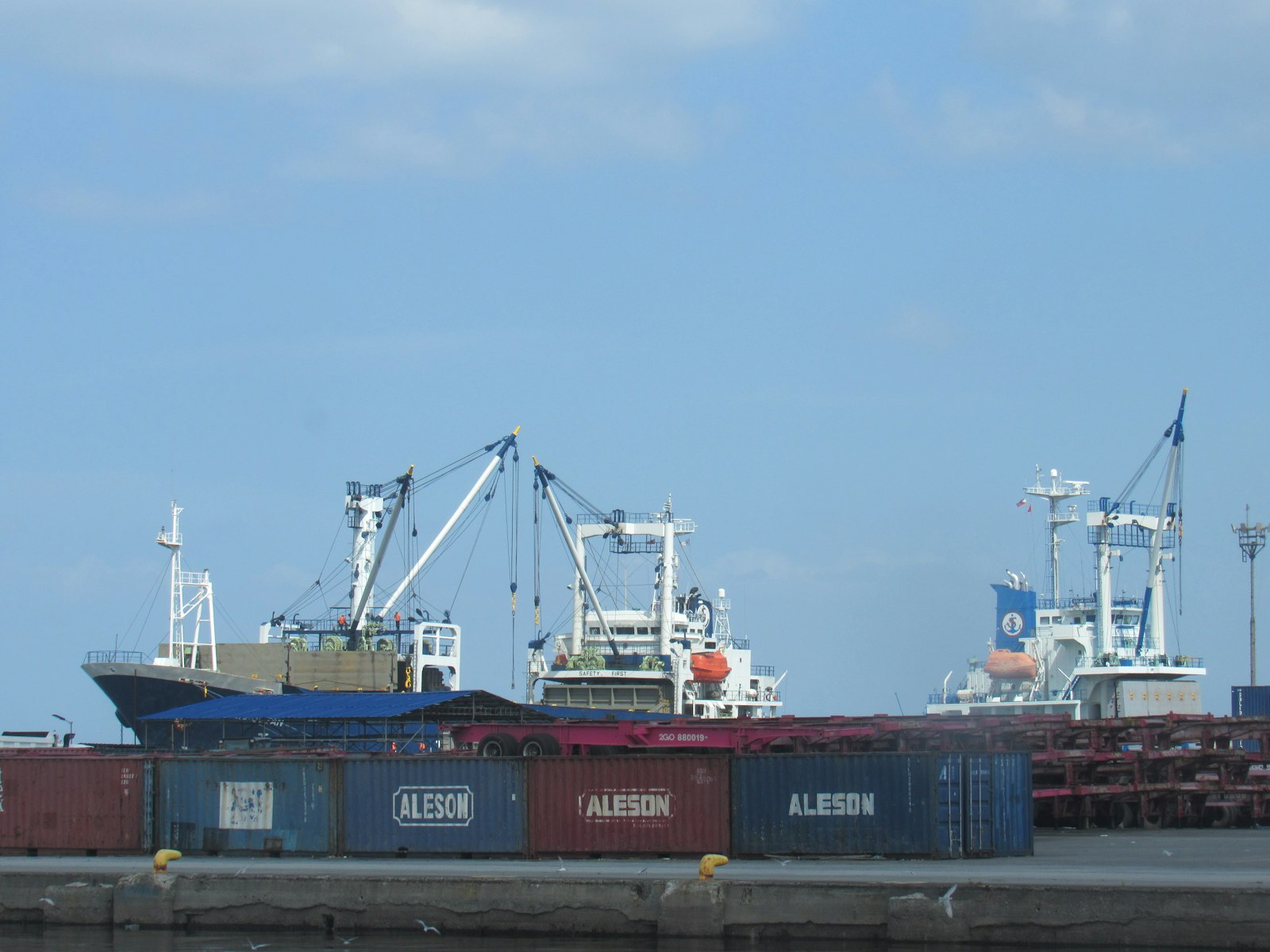 Transporte marítimo logistics operation